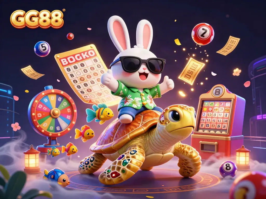 Experience excitement at GG88 with a lucky rabbit, golden turtle, and dynamic games